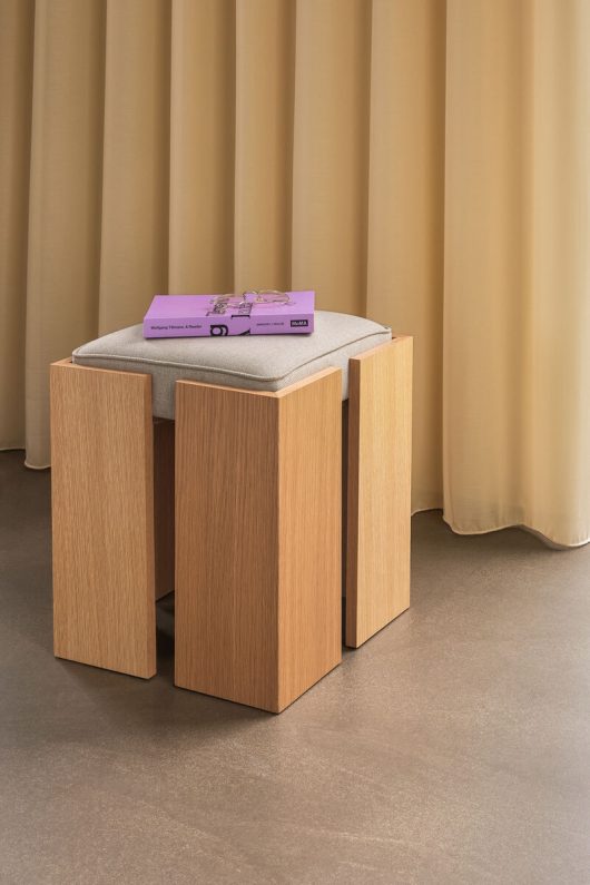 Taburete 'Forma' - Natural