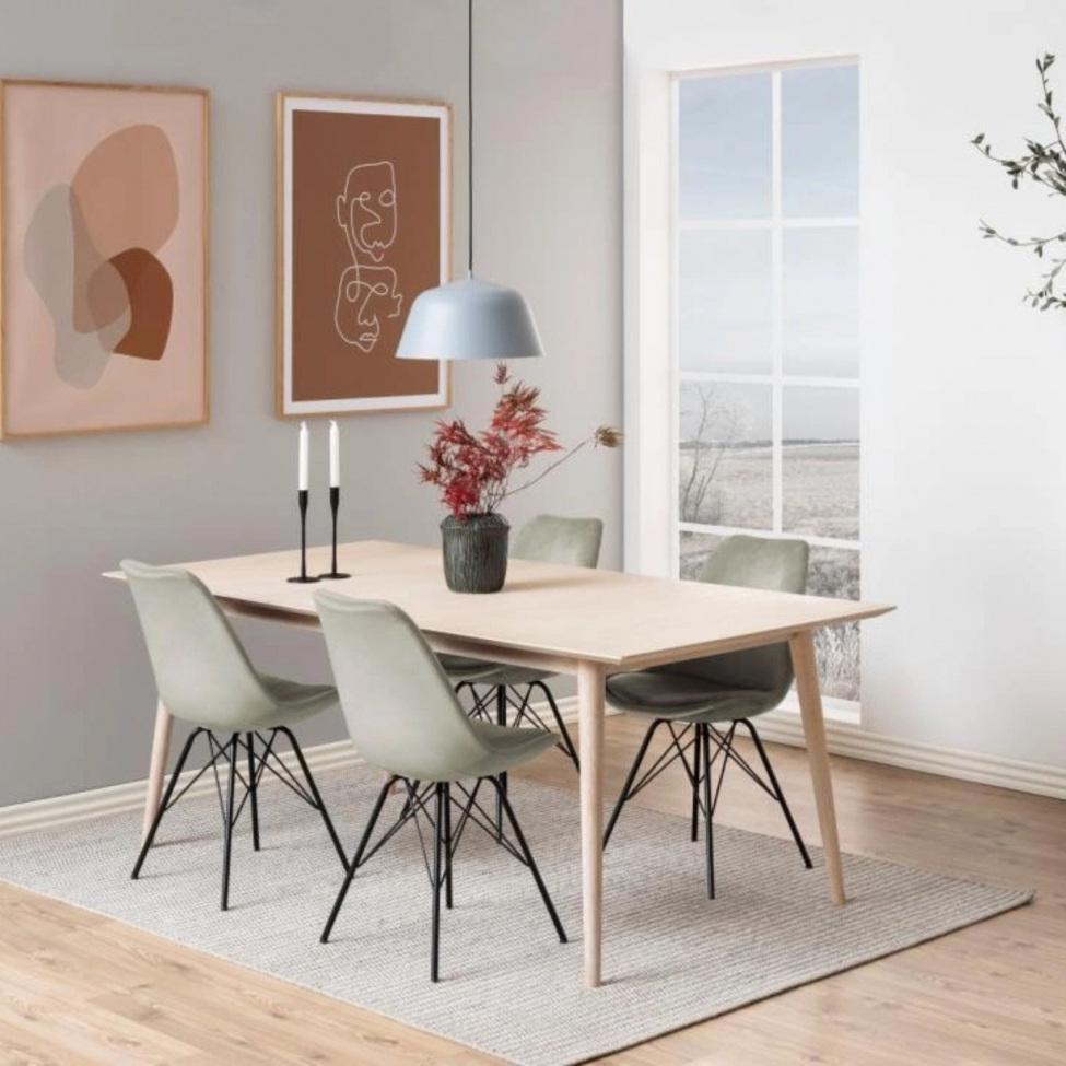 Silla 'Eris' - Blanco/Negro