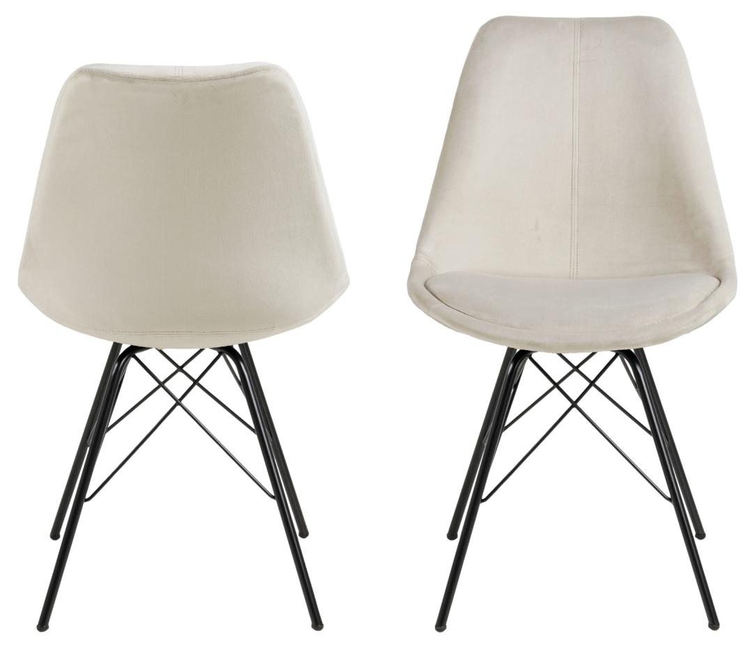 Silla 'Eris' - Blanco/Negro