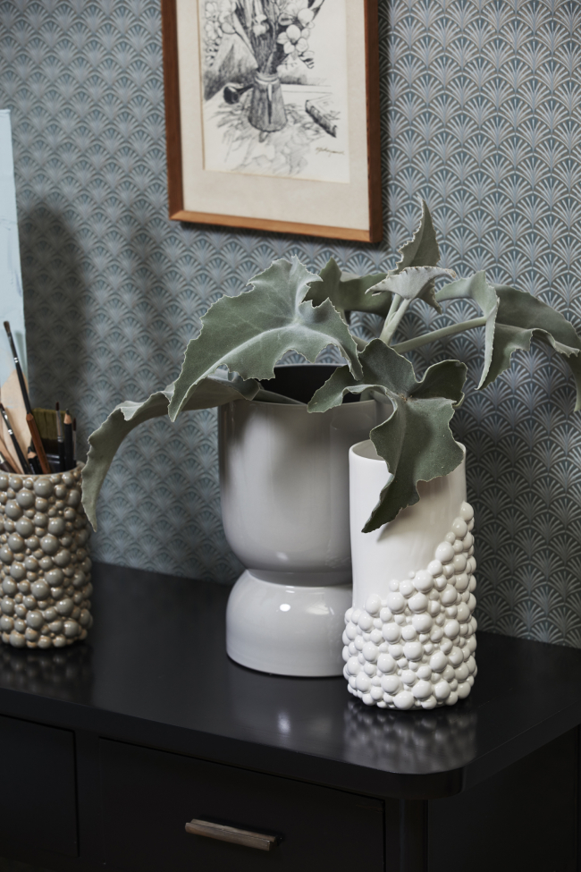 Jarrón 'NAXOS' L - Blanco