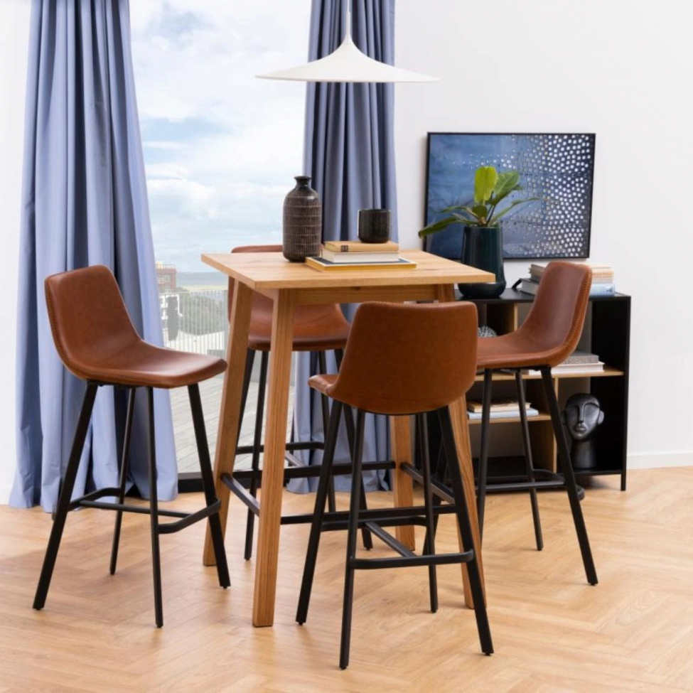 Taburete 'Tärnsjö' - Nogal