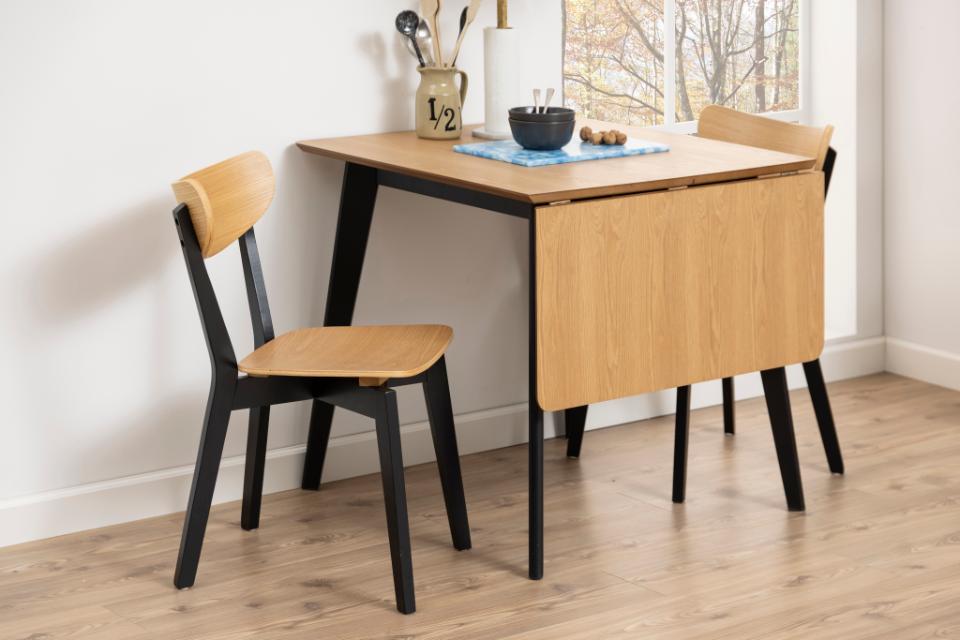 Mesa de comedor 'Ärsjö' - Natural/Negro