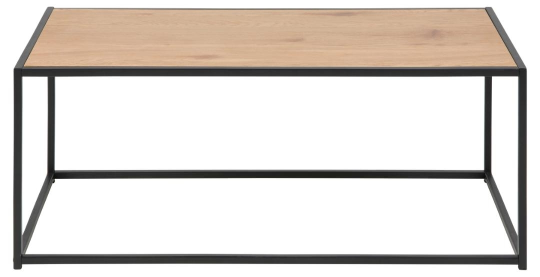 Mesa de café 'Hydra' 100cm - Natural/Negra