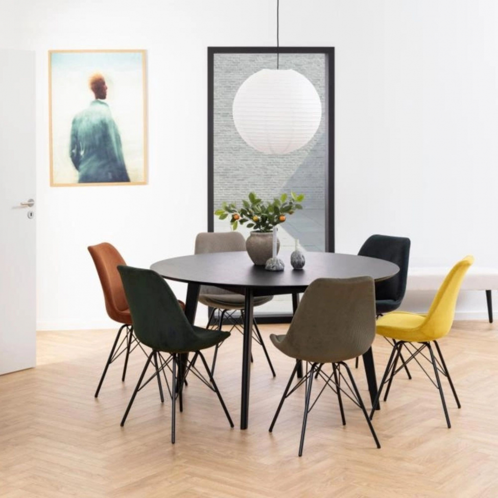 Silla 'Eris' - Verde oscuro/Negra