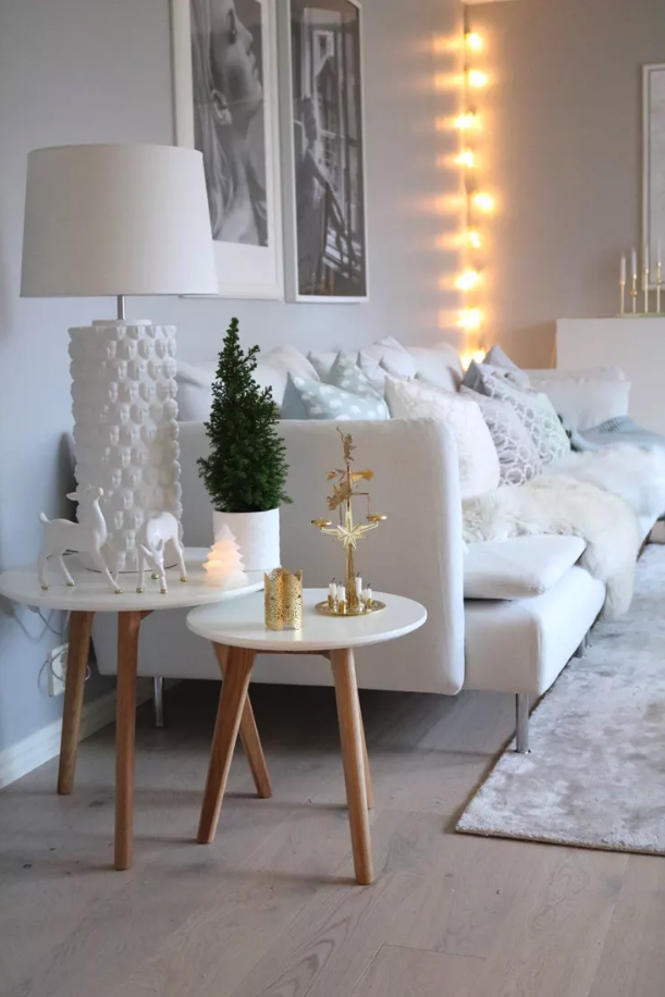 Mesa de centro 'Lycke' 2 partes - Blanca