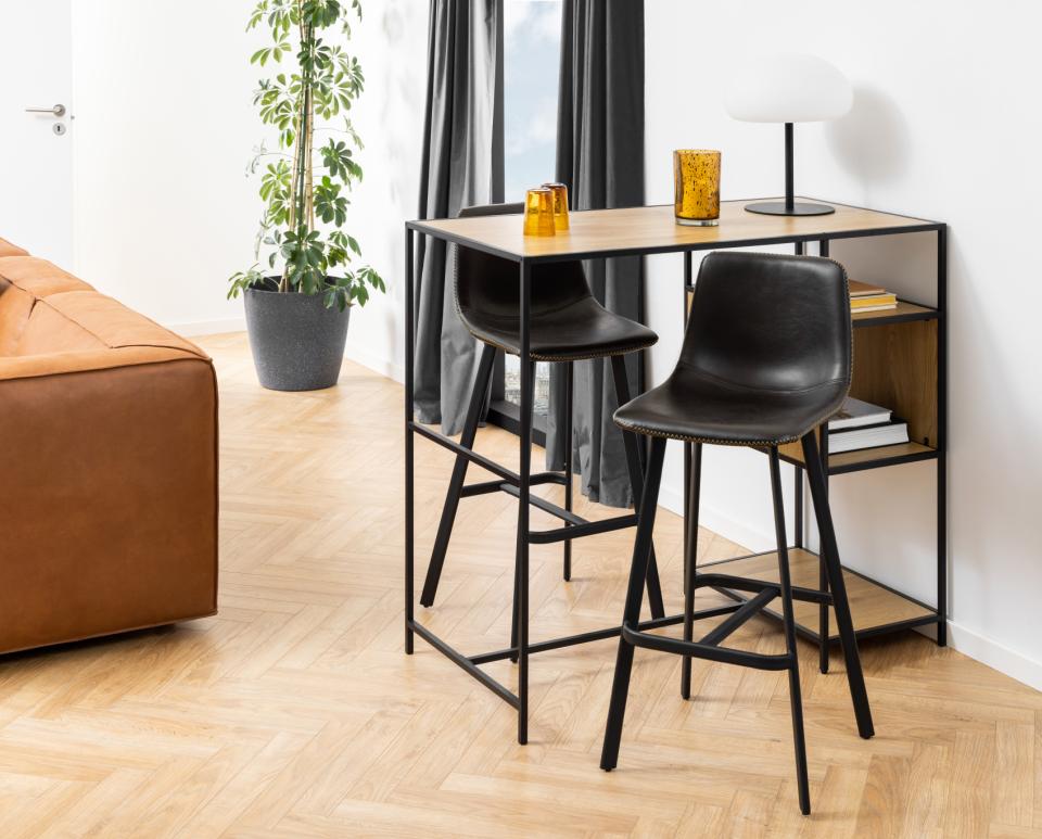 Taburete 'Tärnsjö' - Negro