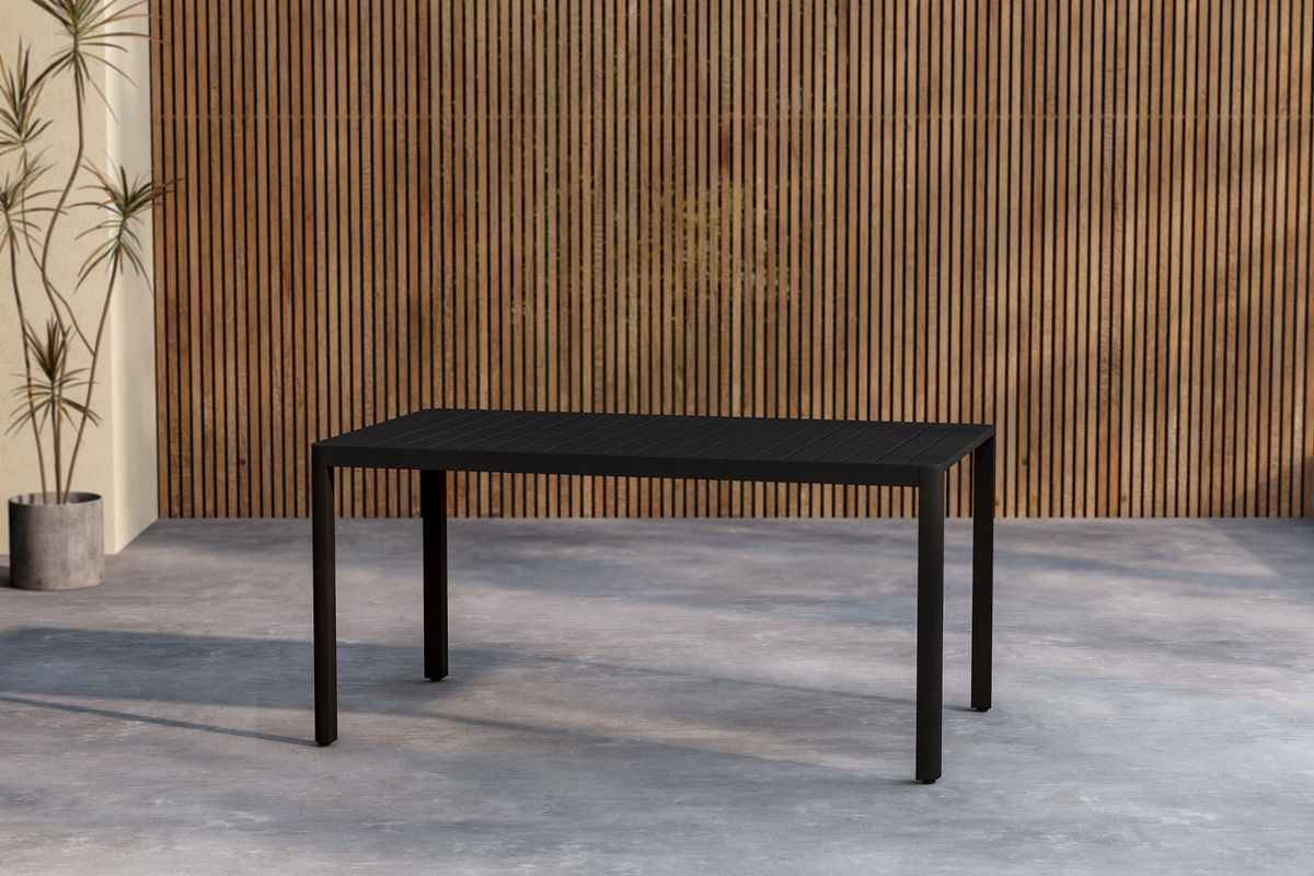 Mesa de comedor 'Giardini' 150x72cm - Negro
