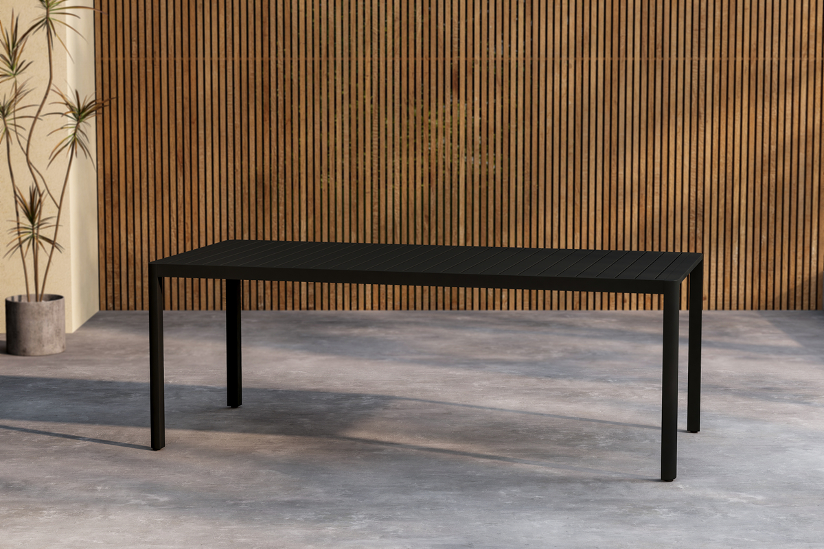 Mesa de comedor 'Giardini' 200x72cm - Negro