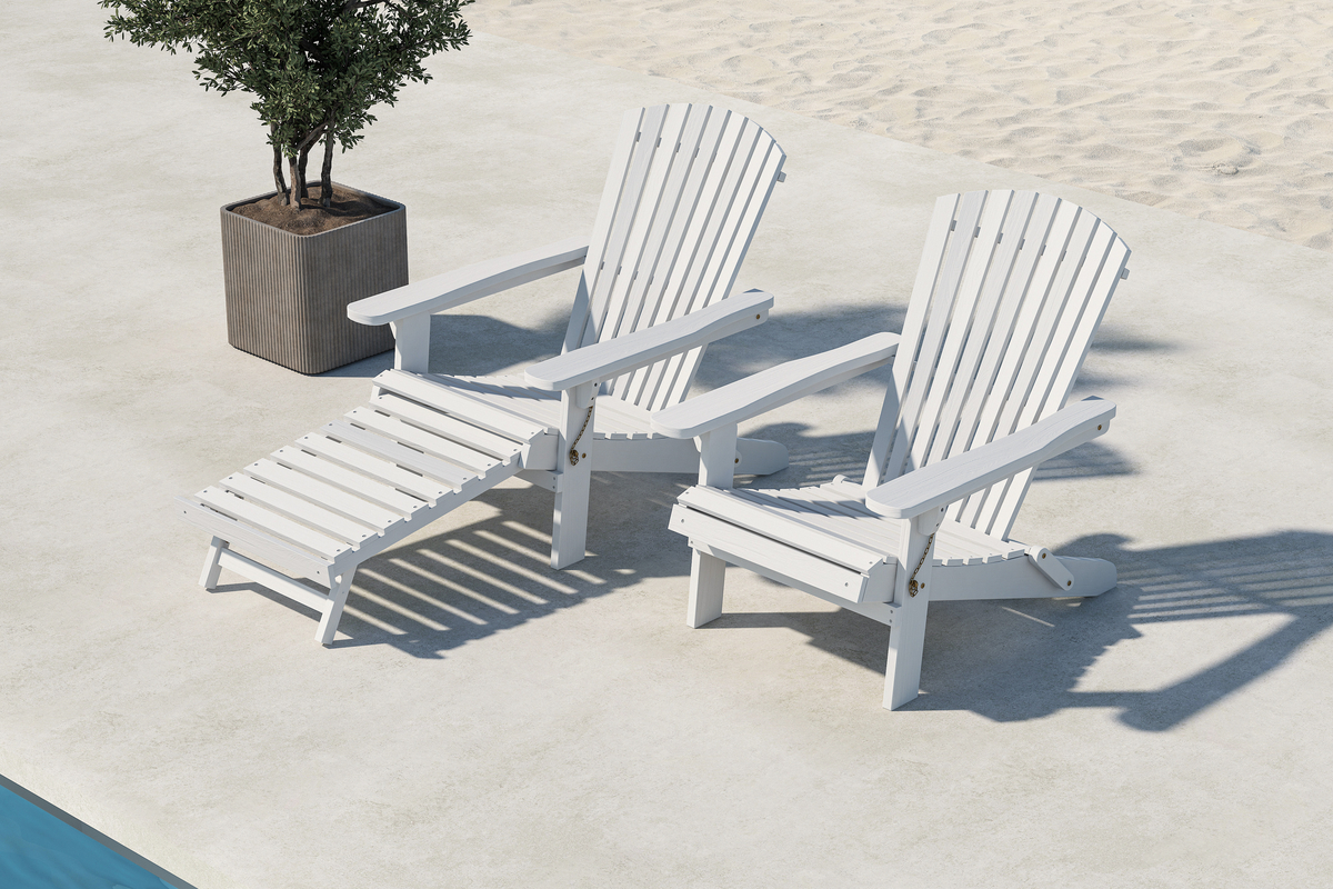 Silla de sol 'Tropea' - Blanco