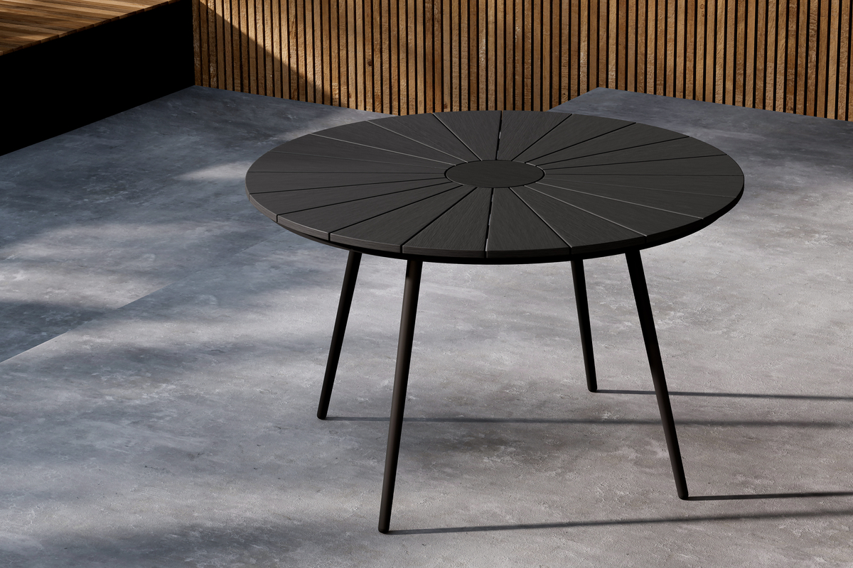 Mesa de comedor 'San Vito' 120x74cm - Negro