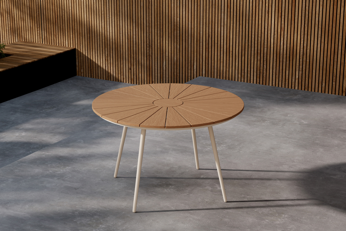 Mesa de comedor 'San Vito' 120x74cm - Beige