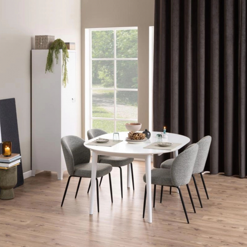 Silla '&Auml;ngom' - Gris claro