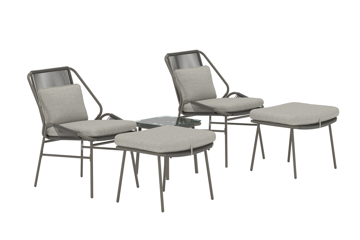 Conjunto de salón 'Zakynthos' - marrón