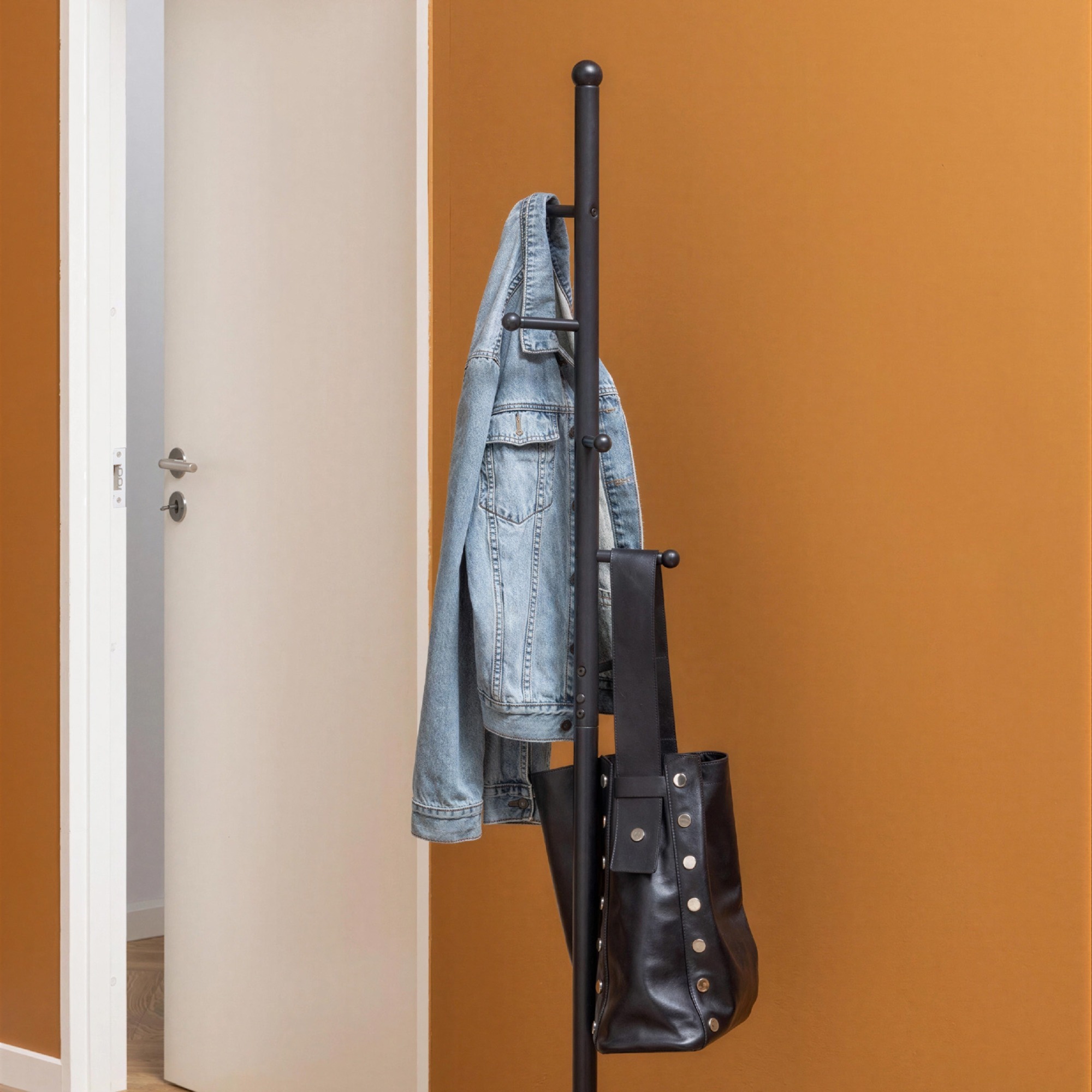 Perchero 'Ljusdal' 32cm - Negro