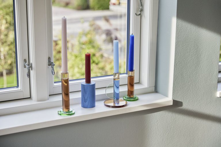 Candelabros 'Comet' - Marrón