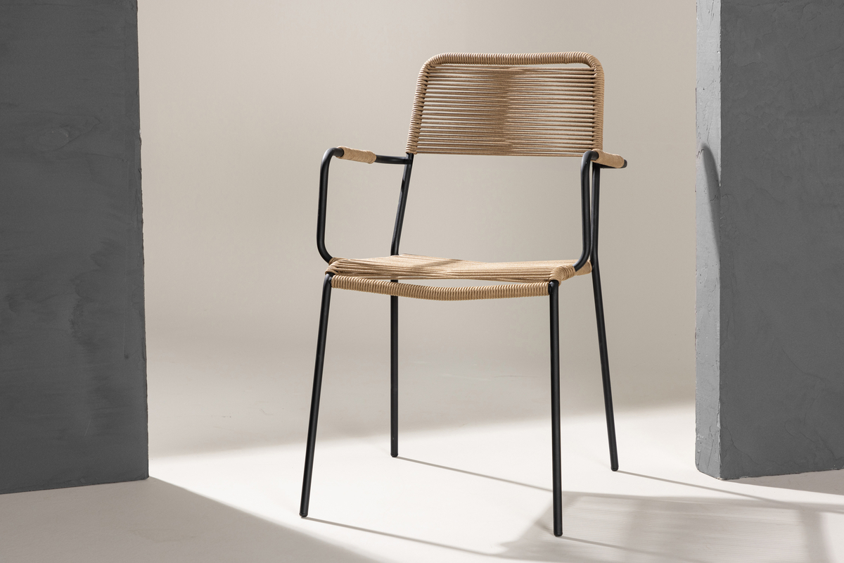 Silla de comedor 'Lindos' - Marrón