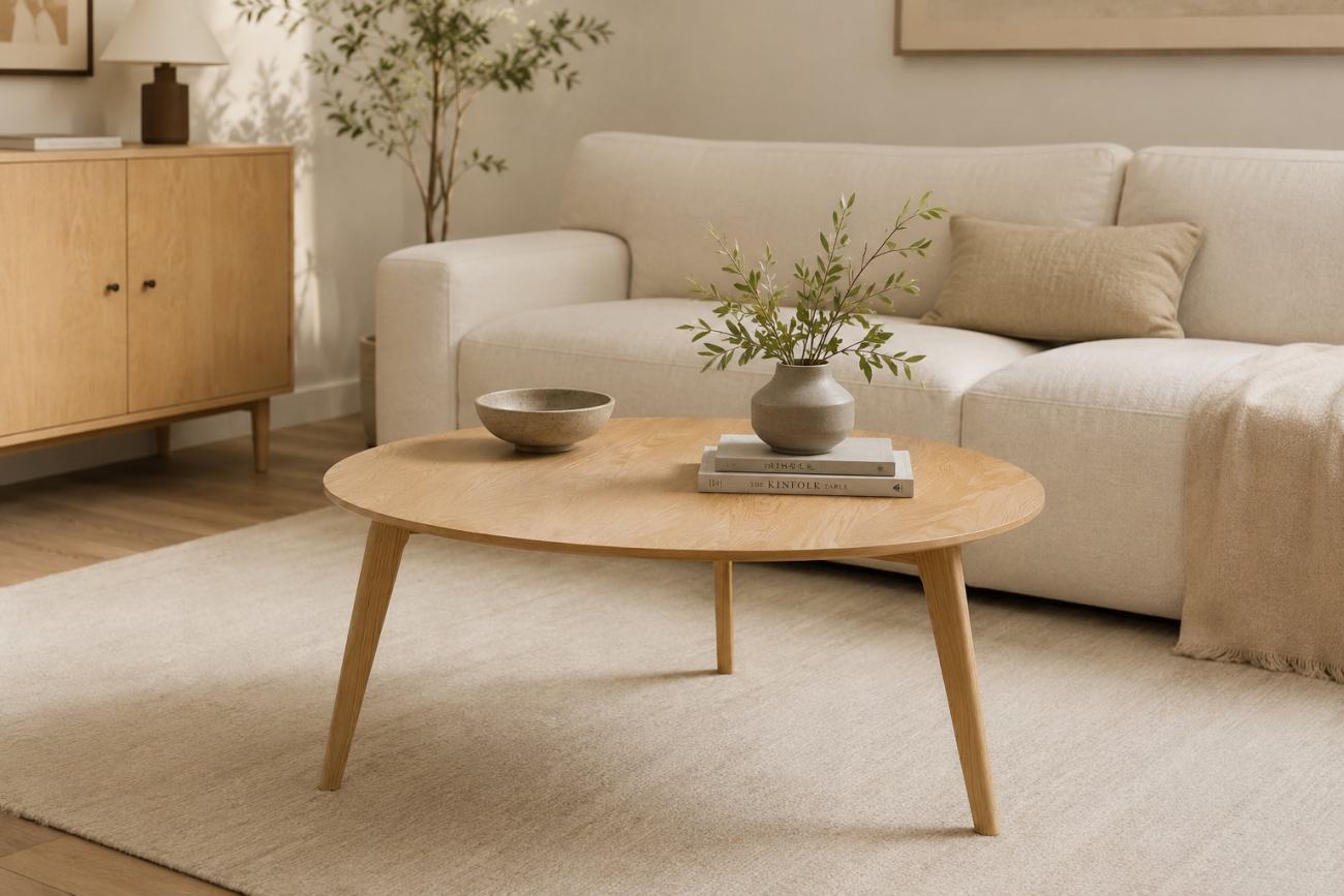 Mesa de centro 'Nagano' 80x80cm - Natural