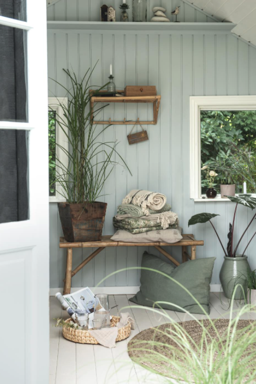 Mesa de jardín 'Bambu' - Natural