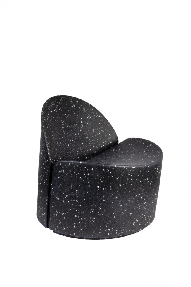 Silla 'Bloom' - Negro/Blanco