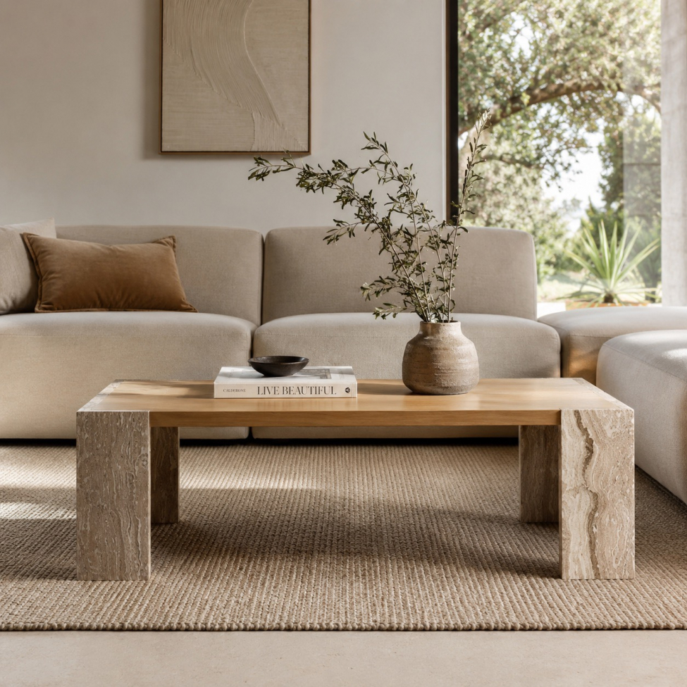 Mesa de centro 'Monte' 115x75cm - Natural