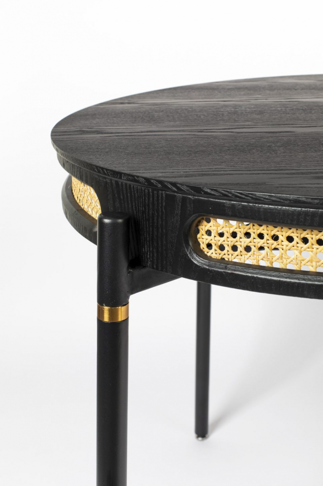 Mesa de comedor 'Don't Stop the Webbing' 180x90cm - Negra