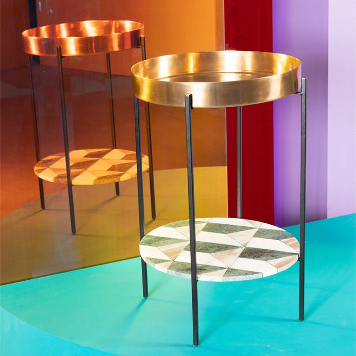 Mesa auxiliar 'Another marble' - Mármol