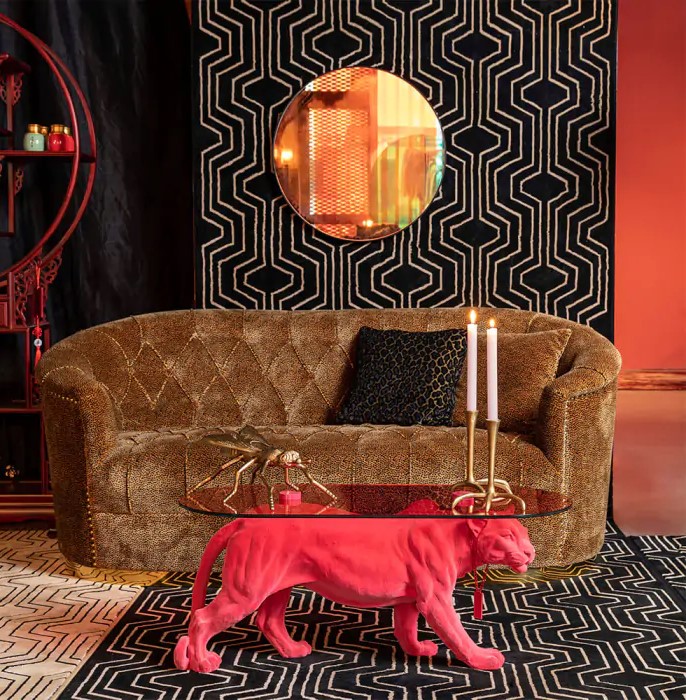 Mesa de café 'Dope as hell' - Rosa