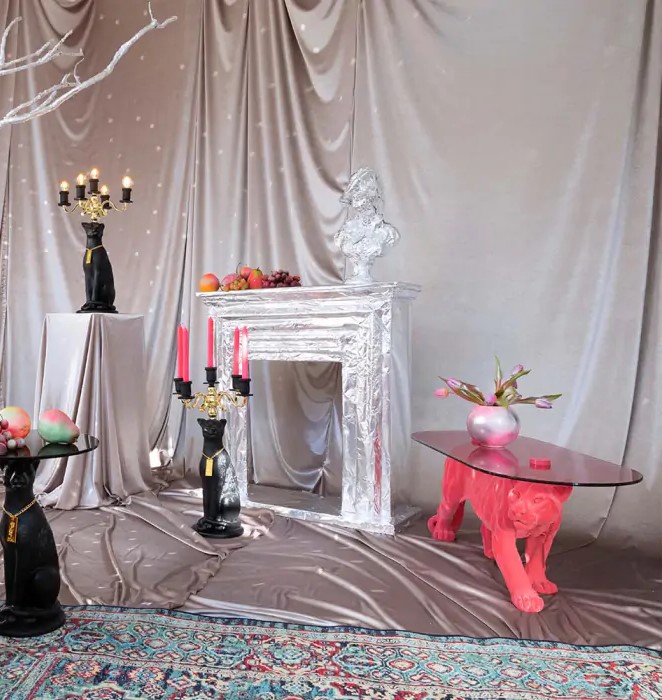 Mesa de café 'Dope as hell' - Rosa