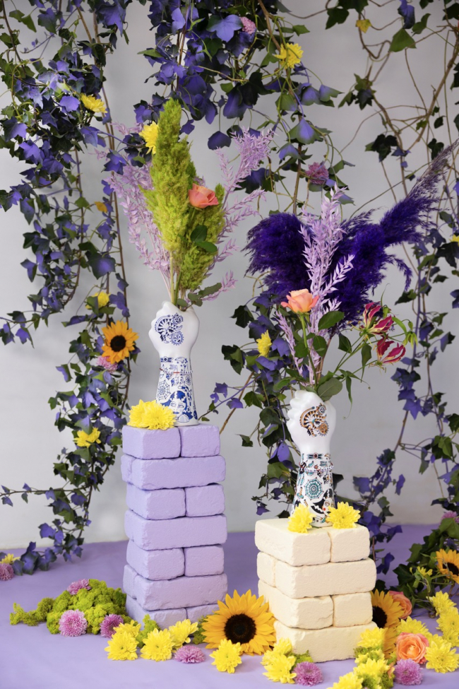 Jarrón 'Liberty Matters' - Azul