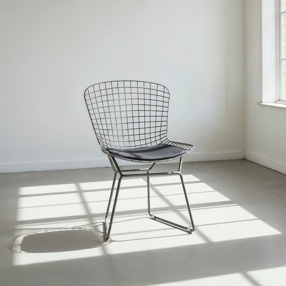 Silla 'Bertoia' - Plata/Gris