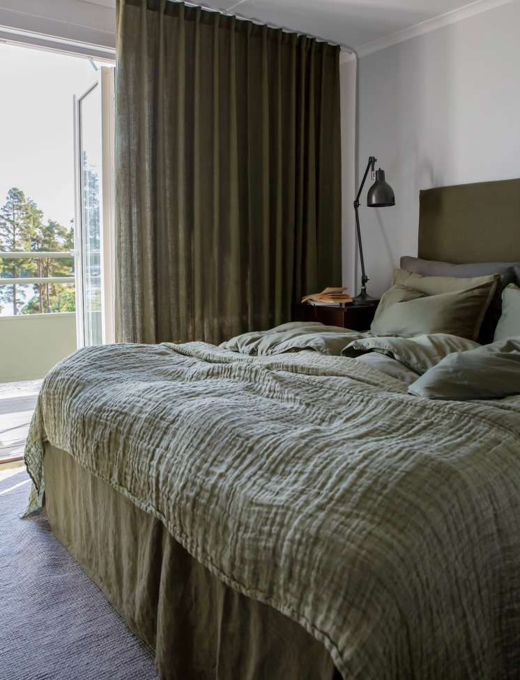 Cubrecamas 'Hannelin' 160x260 - Verde