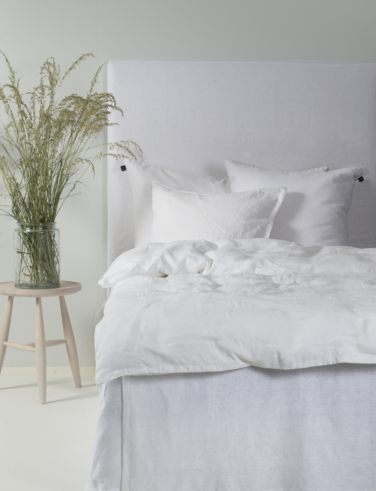 Funda de cama 'Miramar' 180x220x52 - Blanca