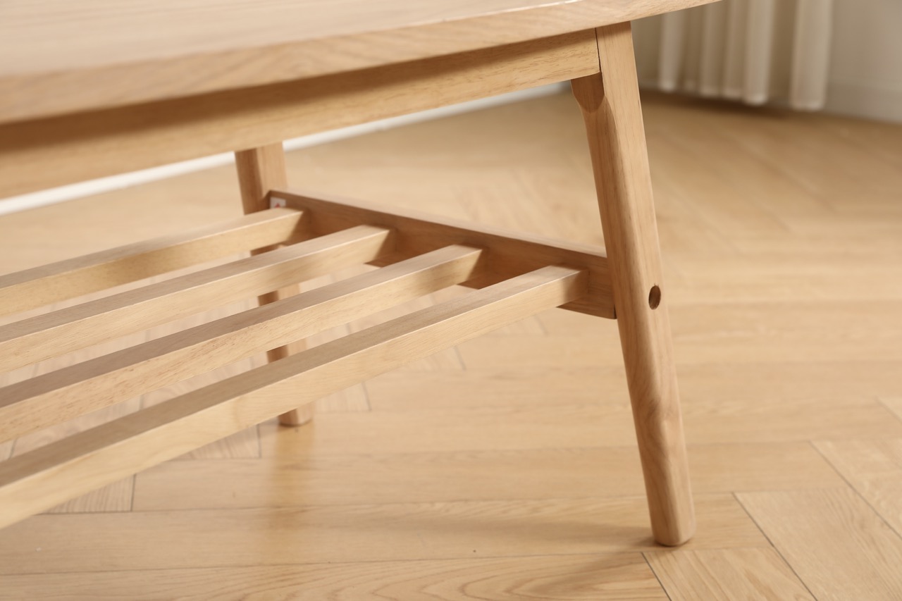 Mesa de café 'Créme' - Pigmentada blanca