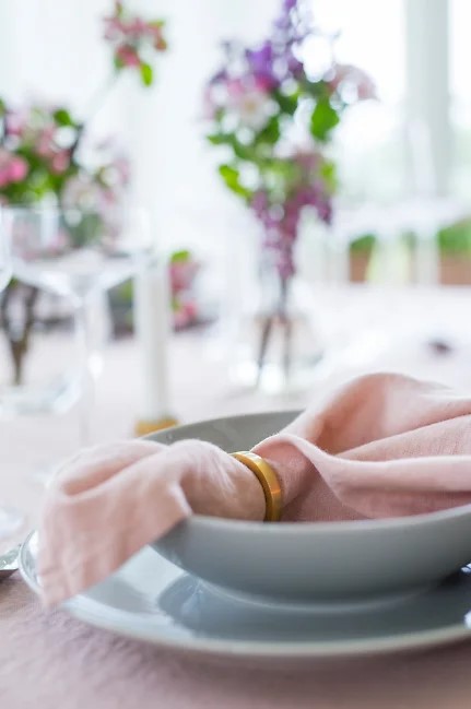 Anillo de servilleta 'Vasa' Redondo 4,7cm - Latón