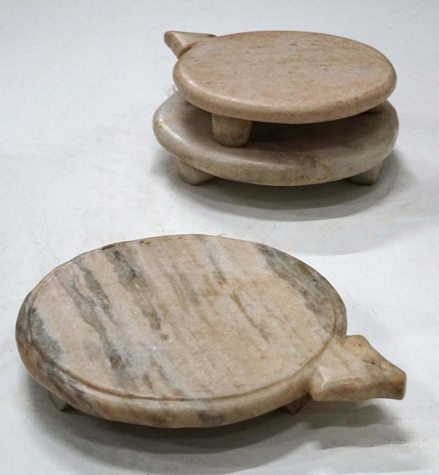 Plato de mármol 'Will' - Redondo