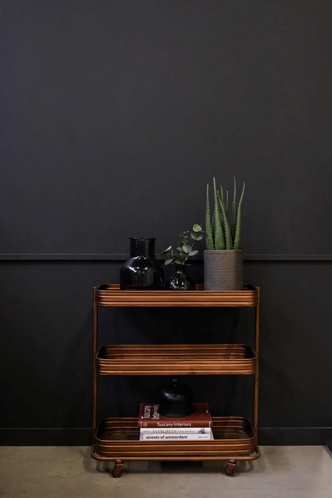 Hermosa funda de madera negra 'Ozzi' L - Madera