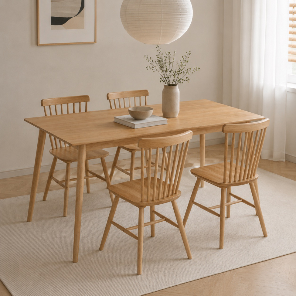 Mesa de comedor 'Nordisk' 120x70cm - Roble