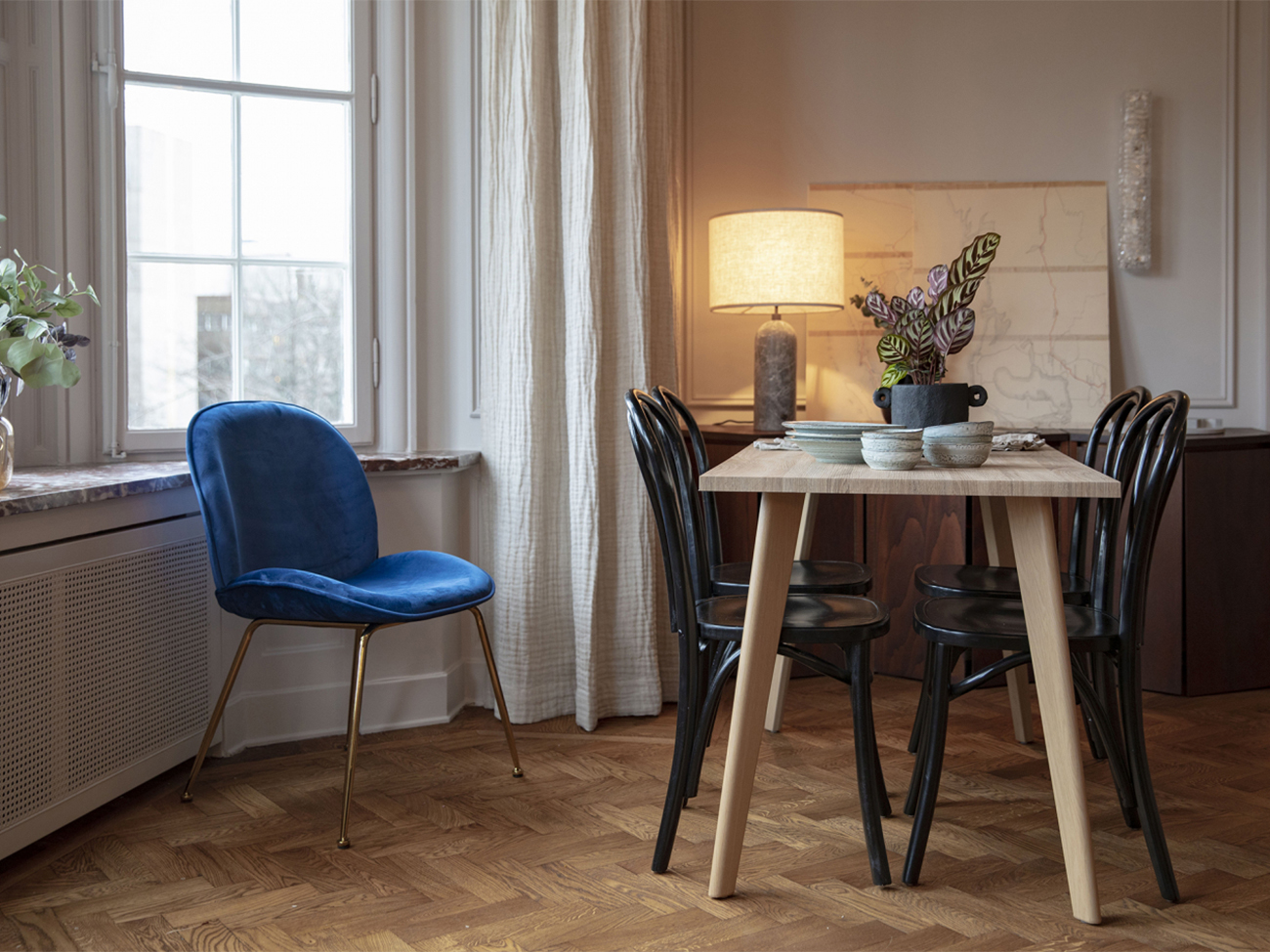 Mesa de comedor 'Nordisk' 120x70cm - Roble