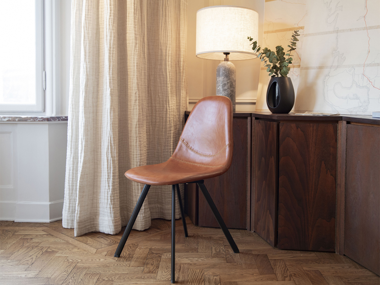 Silla 'Carrie' - Coñac