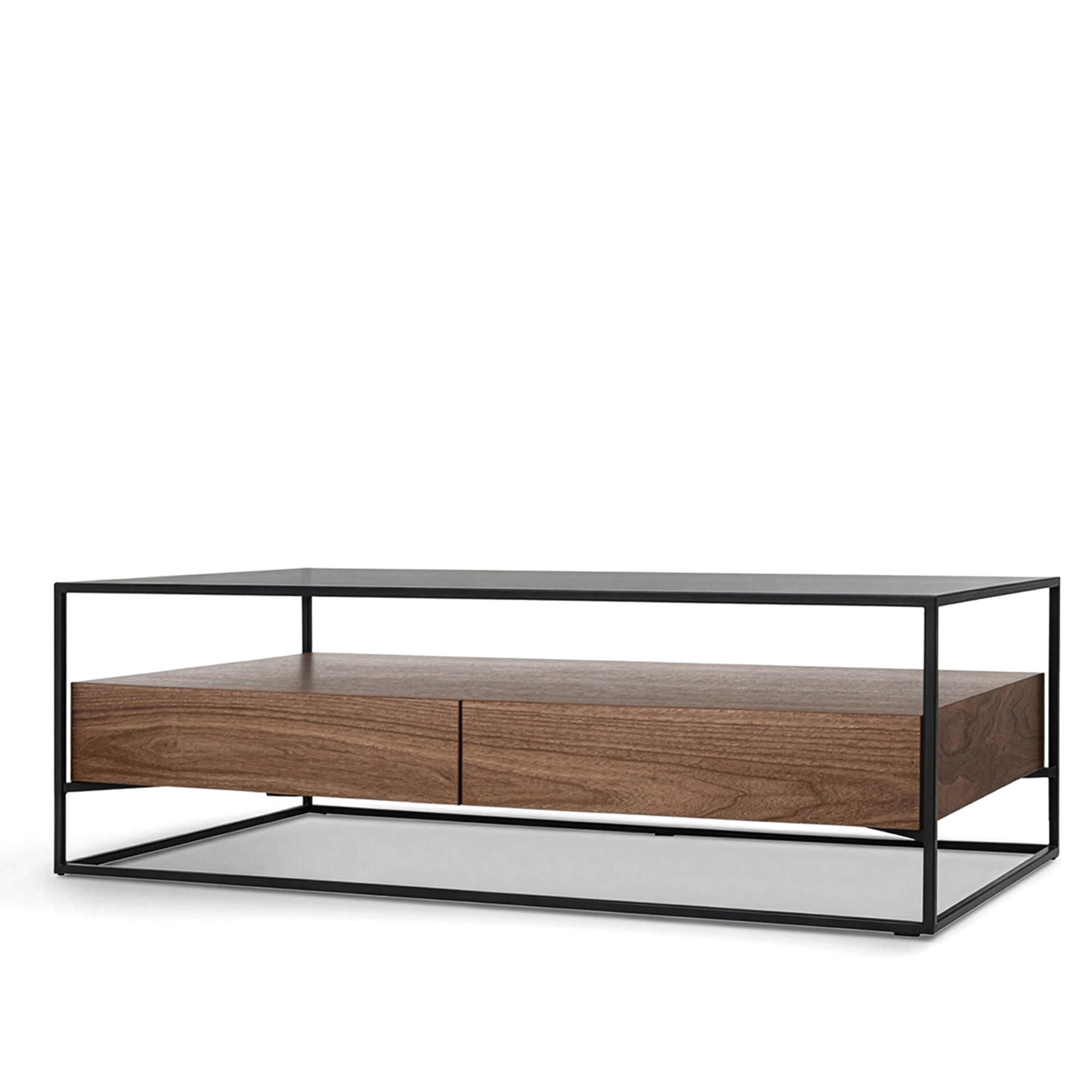 Mesa de centro 'Detroit' - Nogal/Negro