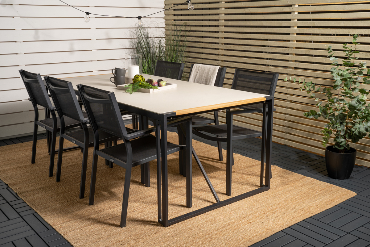 Grupo de comedor 'Umeå' - Negro