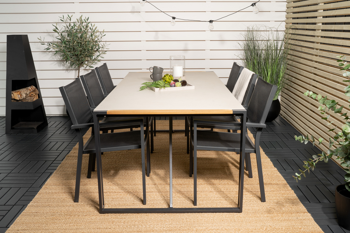 Grupo de comedor 'Umeå' - Negro