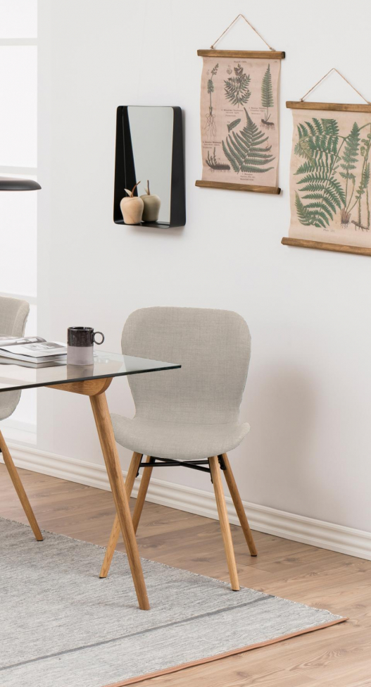 Silla 'Böda' - Beige/Natural