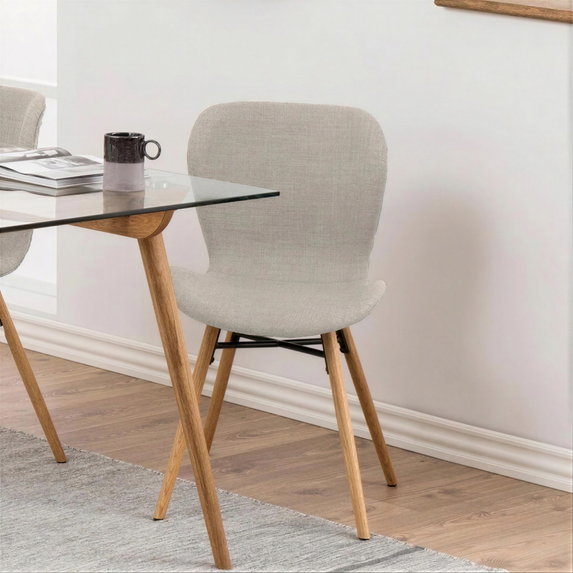 Silla 'Böda' - Beige/Natural