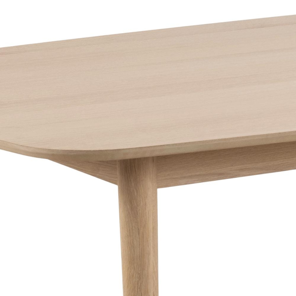Mesa de comedor 'Moliden' - Natural/Blanco