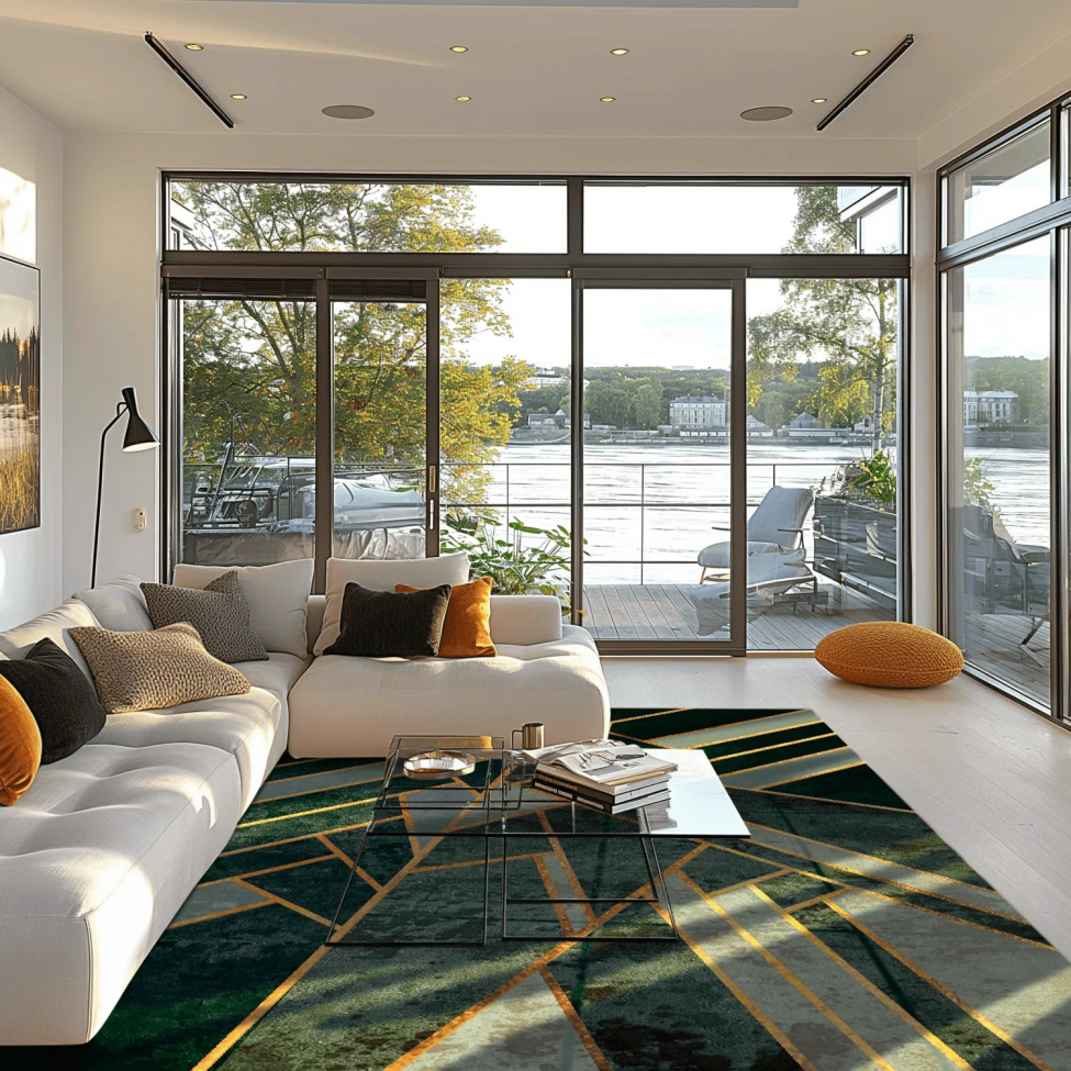 Alfombra Wilton 'Amasra' - Verde