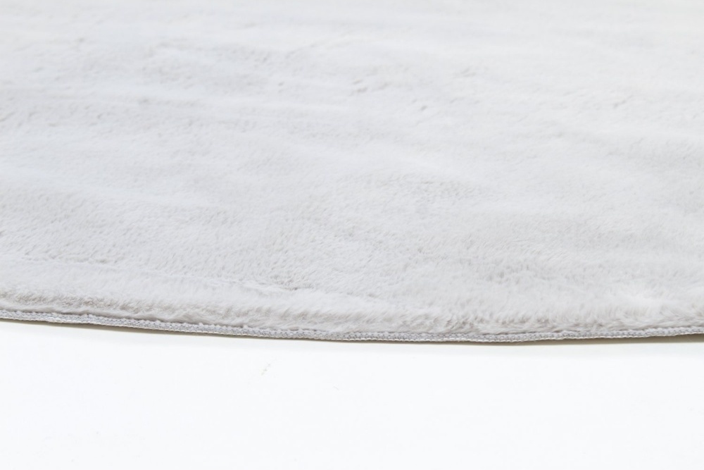 Alfombra redonda 'Aranga Super Soft' - Gris
