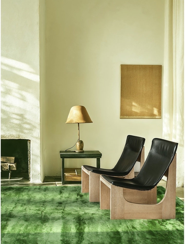 Alfombra 'Aranga Super Soft' - Oliva