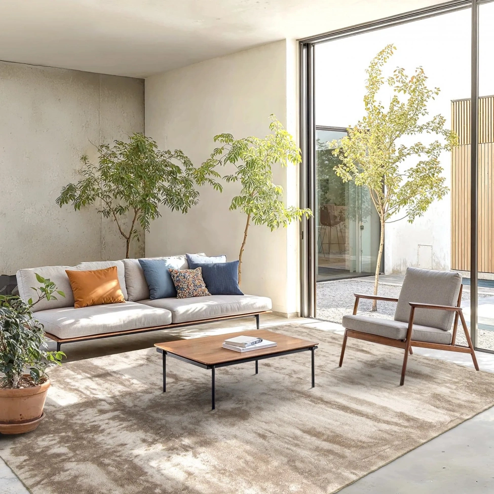 Alfombra de pelo largo 'Aranga Super Soft Fur' - Marrón