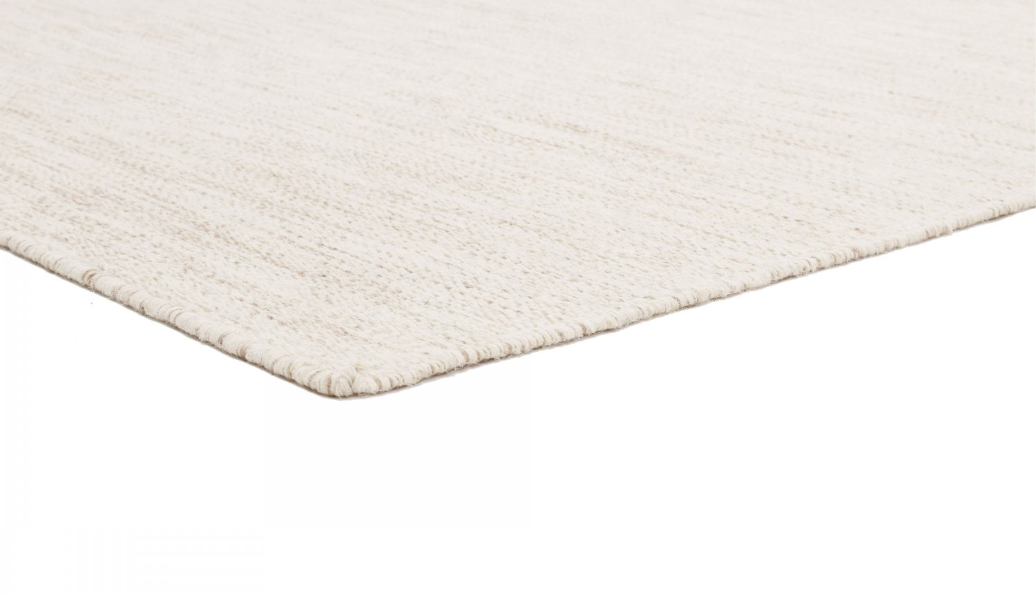 Alfombra de lana 'Dhurry' - Natural
